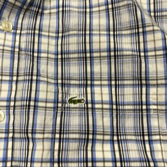 Lacoste Button Down Short Sleeve Shirt - Picture 3 of 5